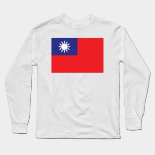 Flag of Taiwan Long Sleeve T-Shirt